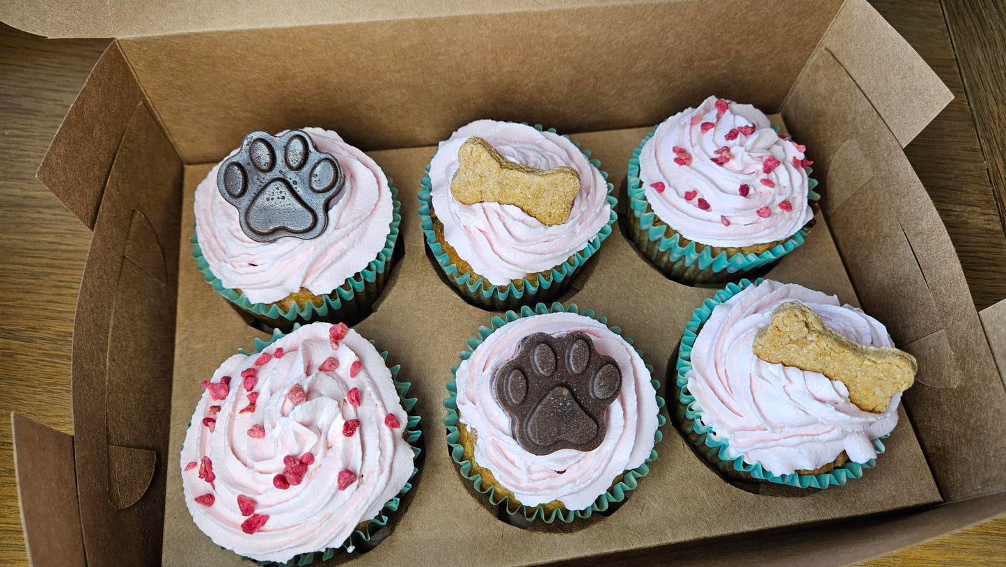 Apple, Peanut Butter & Flaxseed Pup-cakes